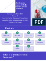 Molecular Detection of BCR-ABL Fusion Gene