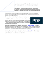 Earthquake Resistant Structures Thesis