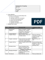 DCS 1101 Course Outline