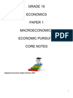 GRADE 10 Updated Core Notes 2022 Paper 1