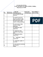 Data Structures Lab Record Format