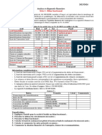 SERIE 1 Bilan Fonctionnel - Énoncé