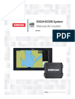 E5024 ECDIS System. Manual de Usuario ESPAÑOL