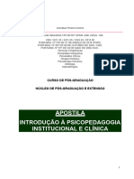 Pós Graduação Mestrado Psicopedagogia Clinica