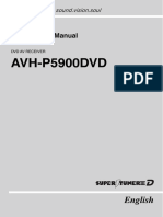 Operation Manual AVH-P5900DVD English