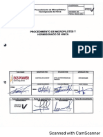 Procedimiento de Micropilotes y Hormigonado de Hincas