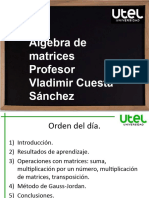 Álgebra de Matrices