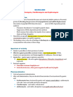 Pharma URO Macrolides