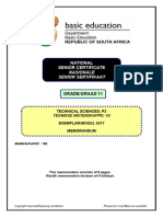 Technical Sciences P2 Exemplar GR 11 2017 Memo Afr & Eng