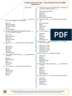 Gerunds and Infinitives Advanced Level 2