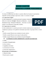 Sixieme & Septieme Chapitre Lettre Administrative Personnelle+Cv, Demande D'emploi & Lettre de Motivation