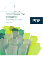 G7 To G8 To G20: Evolution in Global Governance: Cigi G20 Papers - No. 6, May 2011