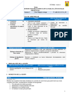 Sesión de Aprendizaje de Bienvenida Tutoria