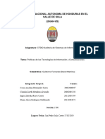 Políticas de Las Tecnologías de Información y Comunicaciones - 1