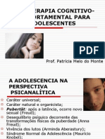 Psicoterapia Cognitivo-Comportamental para Adolescentes