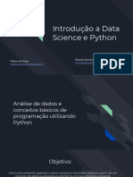 Introdução A Data Science e Python