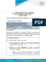 Guía de Actividades y Rúbrica de Evaluación - Unidad 1 - Fase 2 - Comprensión