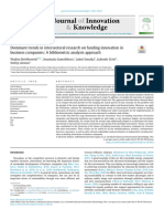 Dominant Trends in Intersectoral Research On Funding Innovation in Business Companies