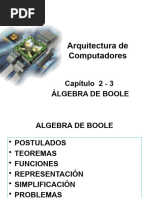 2 - 3 Algebra de Boole