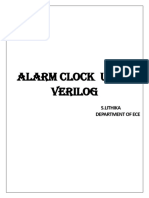 Alarm Clock Using Verilog