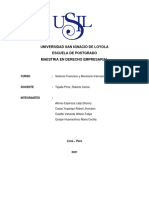 USIL - TAREA GRUPAL - Sistema Financiero y Monetario Internacional