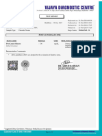 Post Lunch Glucose: Test Report Mrs. A Kalpana 56 Years / Female