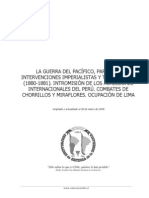 La Guerra Del Pacífico, Parte VII. Intervenciones Imperialistas y Toma de Lima (1880-1881) - Intromisión de Los Acreedores ...............