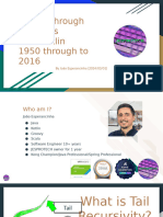 Exploring Tailrec Through Time Until Kotlin