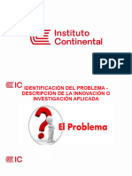 Tema 2 - Identificación Del Problema - Descripción de La Innovación o Investigación Aplicada