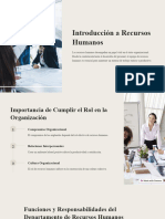 Introduccion A Recursos Humanos