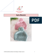 Ayla Beanie by Baby Crochet Designs