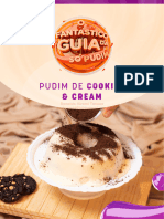 7 - Pudim de Cookies Cream