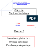 Chap 2 Formalisme Général LST PA 23 24