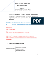 10.17 - AULA 3.6 - CONDUTORES DE ALIMENTAÇÃO MI (Sem Exercício)