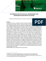 As Dinâmicas em Sala de Aula - Promovendo Uma Abordagem Significativa No Ensino