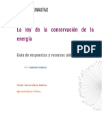 La Ley de La Conservacion de La Energia - Guía de Respuestas y Recursos