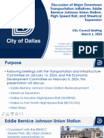 Dallas City Council High Speed Rail Presentation