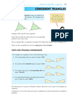 Congruent and Similar Triangles