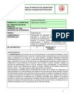 Práctica 3. Sedimentación