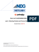 Lab 6 Blocking Packet and Protocol Based Attacks