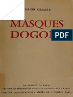 Griaule Marcel Masques Dogons 2nd Ed 1963