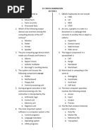 SS 3 MOCK EXAMINATION Computer 2020