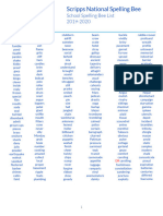 2020 SLSL Full List Words Only