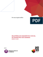 Relatorio de Pesquisa Diagnostico Social Do Municipio de Bundas Moxico