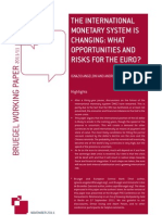 The International Monetary System Is Changing: What Opportunities and Risks For The Euro?