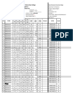 Hope Enterprise University College: Office of The Registrar Grade Submission Mark List