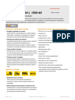 Shell Rimula R4 L 15W-40 (CK-4) (Es) - TDS