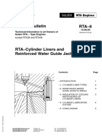 RTA-08 Cylinder Liners and Reinforced Water Guide Jackets