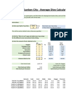 Sunken City Dive Calculator