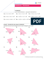 Third Space Learning Area of A Triangle 12absinc GCSE Worksheet 1